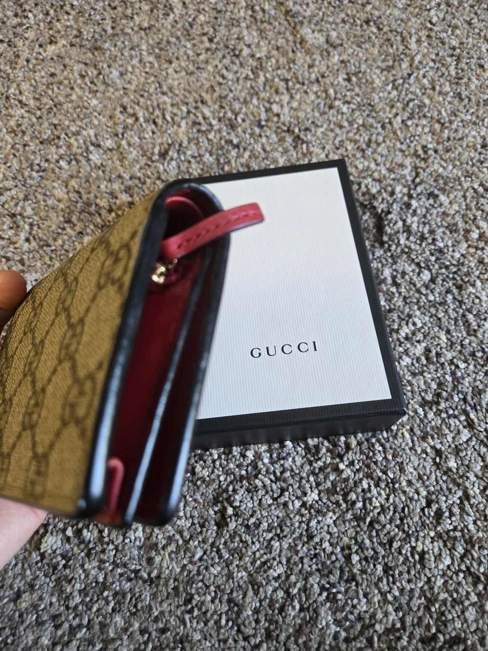 Gucci Pink Cat GG Supreme Wallet - Picture 6 of 8